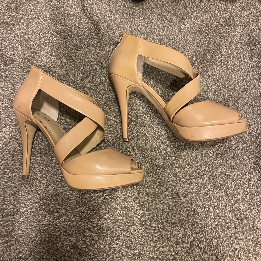 Michael Kors Nude Strappy Heels